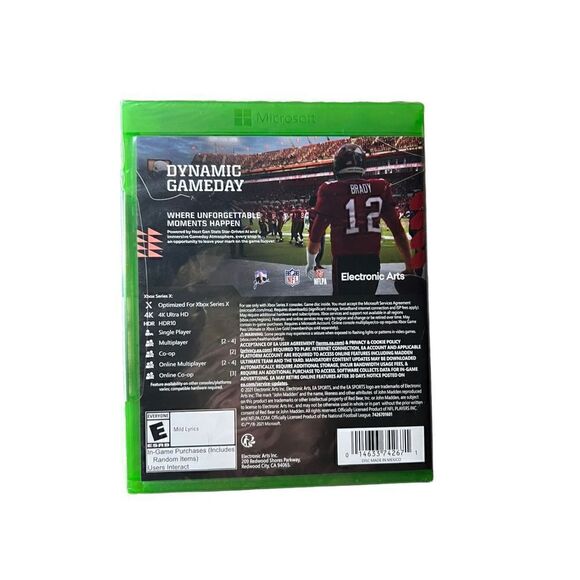 🆕 XBOX Series X Madden 22 Game - Picture 2 of 2